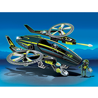 Playmobil Top Agents 2 - Mega Masters Razor-copter