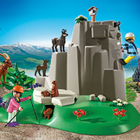 Playmobil Mountain Life - Rock Climbers with Mountain Animals