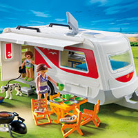 Playmobil Camping - Family Caravan