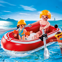 Playmobil Camping - Swimmers with Raft