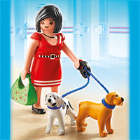 Playmobil Shopping Mall - Woman with Puppies