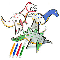 Topozoo Create & Color Dinosaurs