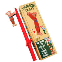 Trapeze Monkey Retro Toy