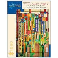 Frank Lloyd Wright Saguaro Glass Design - 1000 piece puzzle
