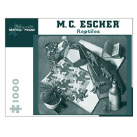 M. C. Escher Reptiles - 1000 piece puzzle