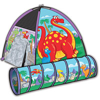 Dinosaur Tent & Tunnel Combo