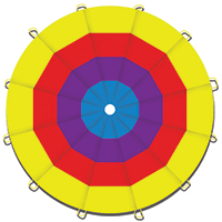 Kaleidochute 12' Parachute