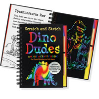 Scratch & Sketch Trace-Along - Dino Dudes