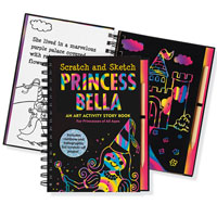 Scratch & Sketch Trace-Along - Princess Bella