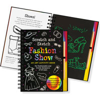 Scratch & Sketch Activity Book - Fashion Show