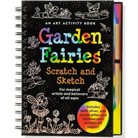 Scratch & Sketch Activity Book - Garden Fairies