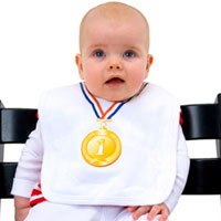 Winner's Medal Bib