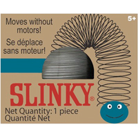 Silver Retro Slinky in Blue Box