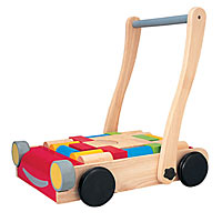 Baby Walker with Wood Blocks