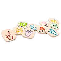 Hand Sign Numbers 1-10