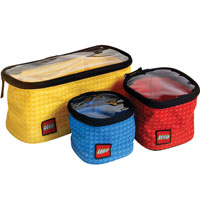 3 Piece Lego Toy Organizer Cubes