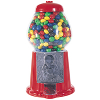 Gumball Machine - 11 inch Metal & Glass