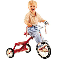 Radio Flyer - Classic Red Dual Deck Tricycle