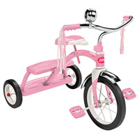 Girls Classic Pink Dual Deck Tricycle