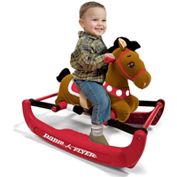Radio Flyer Soft Rock & Bounce Pony with Sound