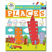 My First Activity Books: Draw + Learn - Places