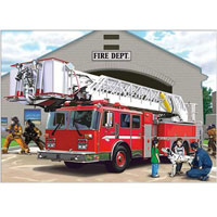 Fire Engine Super Sized Floor Puzzle