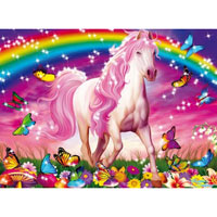 Horse Dream 100 pc Glitter Puzzle