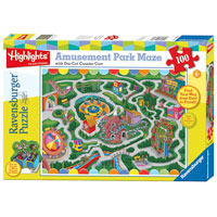 Highlights Amusement Park Maze Puzzle - 100 pc