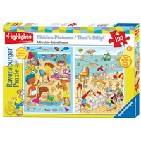 Highlights At the Beach Double Sided Puzzle - 100 pc