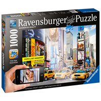 Colorful Activities at Times Square Augmented Reality Puzzle - 1000 pc