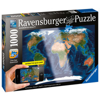 Satellite World Map Augmented Reality Puzzle - 1000 pc
