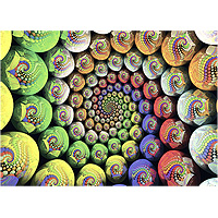 Krypt Colorful Spiral Puzzle - 654 pc