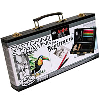 Drawing Beginner Sketch & Draw Wood Box Set