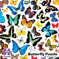 Butterflies 750 Piece Puzzle