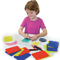 Teach Me Shapes: Rubbing Plate Shapes