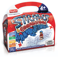 Straws & Connectors Creative Building Set - 705 pc