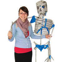 Newspaper Skeleton
