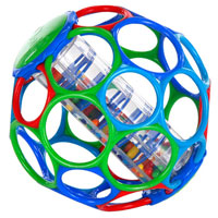 6 inch Oball with Rainstick Rattle
