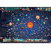 Dino's Solar System 500 Piece Jigsaw Puzzle