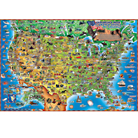 Dino's USA 500 Piece Jigsaw Puzzle