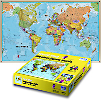 500 Piece World Jigsaw Puzzle