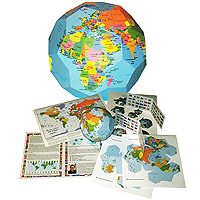 DIY Paper Globe Sculpture