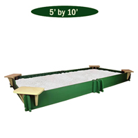 SandLock 5 foot by 10 foot Sandbox