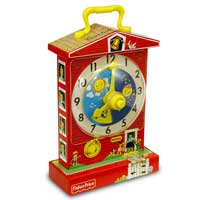Retro Fisher Price Teaching Clock