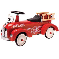 Metal Speedster Fire Truck