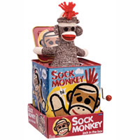 Sock Monkey Jack in the Box
