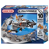 Erector 10 Model Set - 190 pc