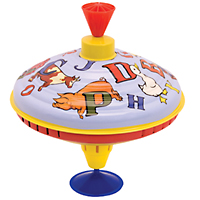 ABC Humming Tin Top