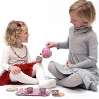 Musical Tin Tea Set