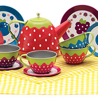 Very Berry Tea Time Tin Tea Set